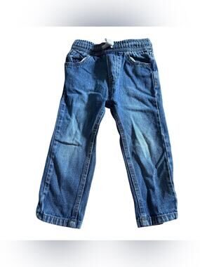 Tony Hawk Boys 3T Pull On Jeans Elastic Waist Medium Wash Denim Skate Pants